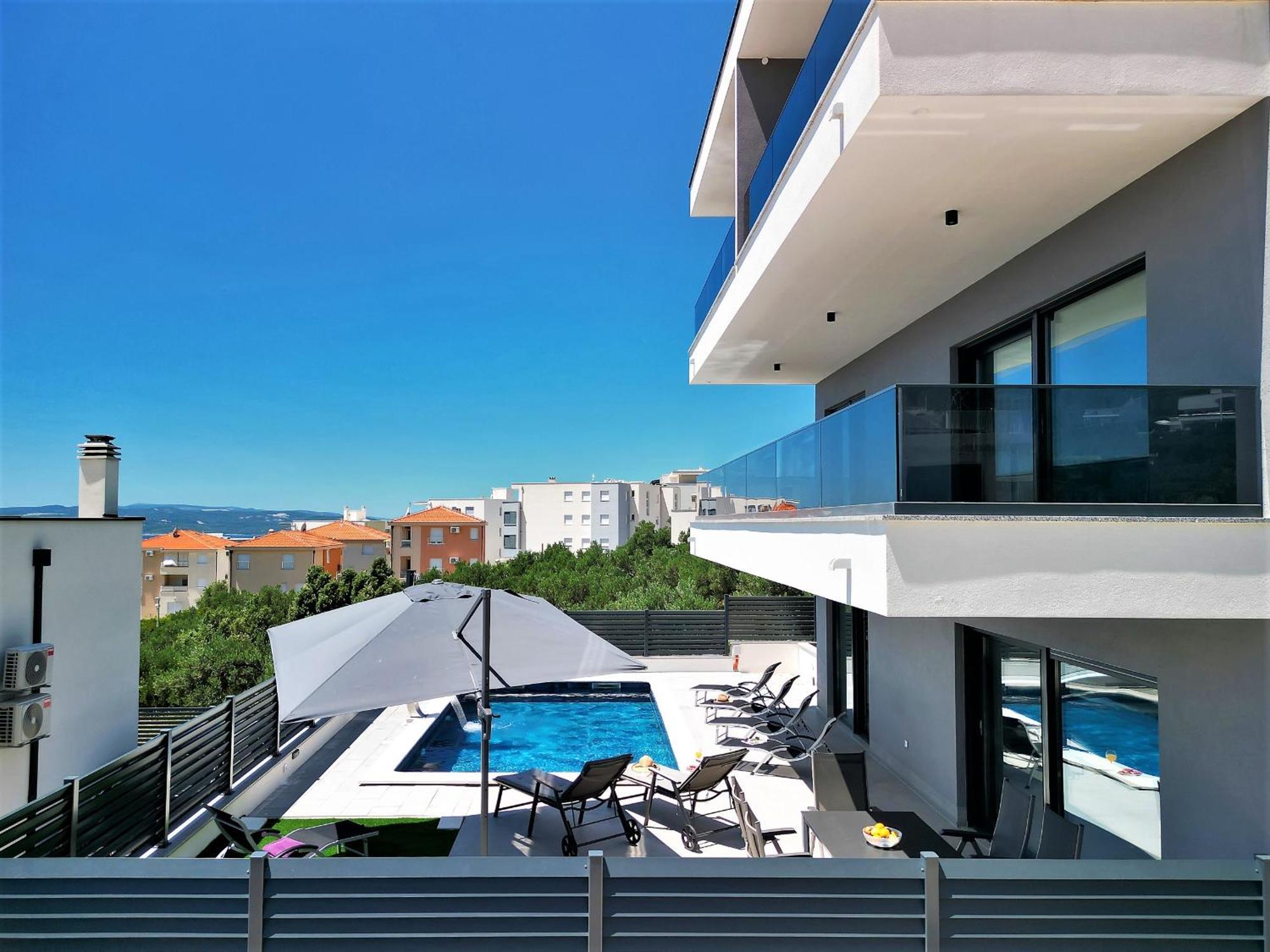 Villa Adria Макарска Экстерьер фото